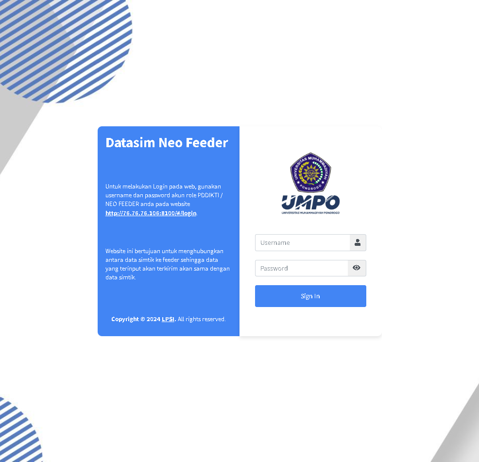 STD UMPO - Landing Page